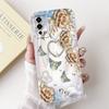 For Oppo A55 4G Case CPH2325 Silicone Cute Cat Fashion Butterfly Flowers Love Painted Cover For Oppo A55 4G Phone Case