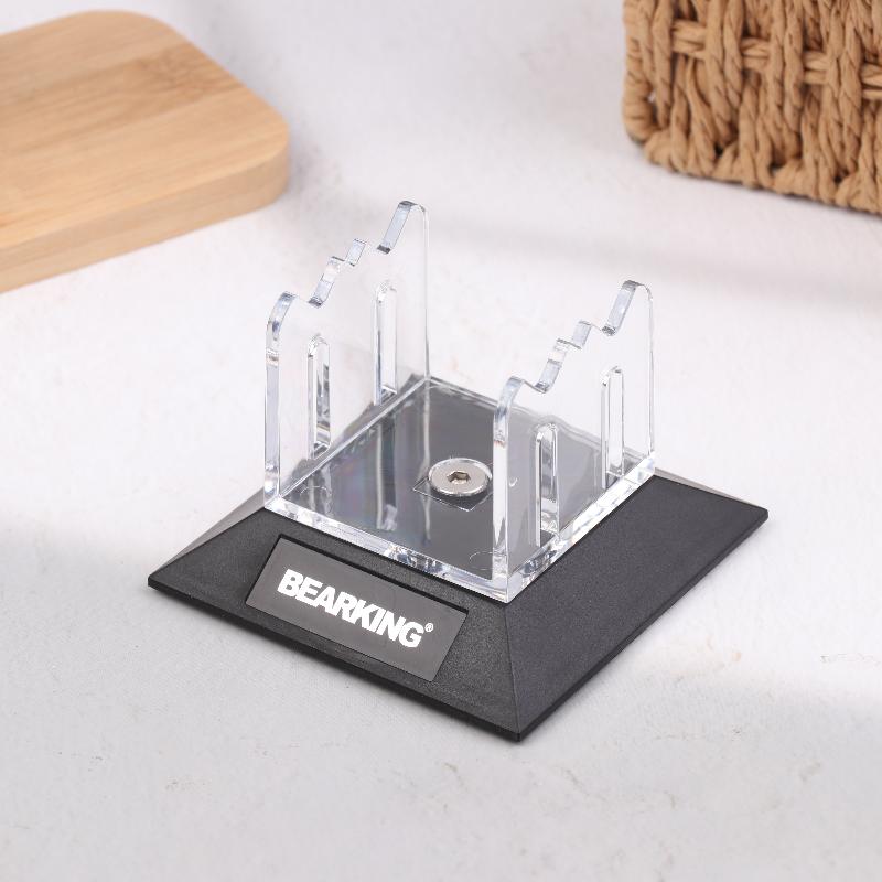 Supporto porta mulinello da pesca Trasparente Supporto per mulinello a forma di goccia d'acqua Rastrelliera espositore multifunzione per mulinelli da pesca Accessori da pesca