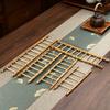 Multi-purpose Bamboo Ladder Cup Holder Bamboo Yellow Tea Cup Drainer Rack Get Promotion Blessing Art Craft Tea Accessories