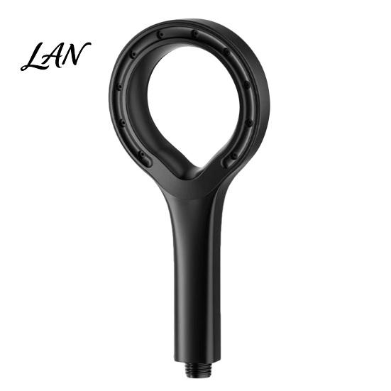 Soft Water Shower Spray Head, Large Ring Shaped, High Pressure Handheld Spray, Easy To Hold Head Flow Accessory, for Home Bathroom Panel