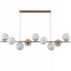 Long Modern Gold Chandelier Ceiling Hanging Lamp