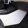 2026 For Tesla Model Y Juniper Nappa leather Side Defense Kick Pad Model 3 Highland Central Control Protective Foot Pad Interior