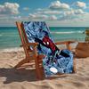 Ultra-Soft Beach Towel with Spider Theme,Ideal for Pool - Camping, Diving - Perfect Travel Essential, Vibrant Beach Towel.