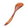 Old Lacquer Tied Brown Thread Natural Wooden Products Japanese Round Handle Wooden Spoon Home Handmade Wooden Spoon