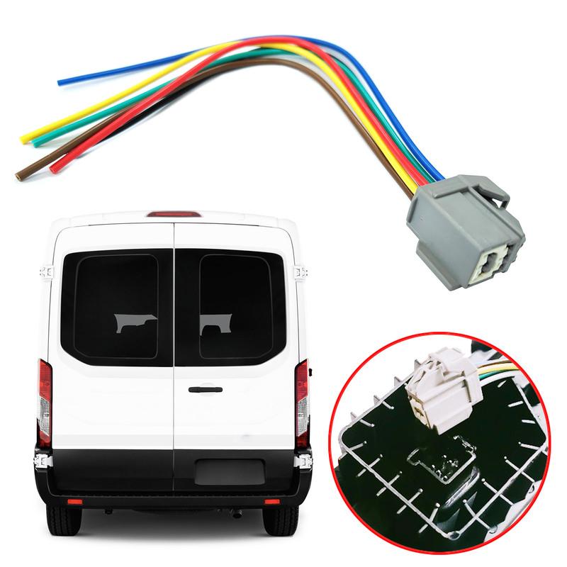 2 Stück Für Ford Transit Custom Tourneo Mk8 Mk9 2014 - 2025 Rücklicht-Glühbirnen-Kabelbaum-Stecker Stecker Kabelbaum Vorverkabelt 1829122
