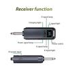 Xtahdge Handheld Microphone System, Plug and Play, Rechargeable, Professional Dynamic Microphone for Home Cinema, Karaoke, Church Speeches, and