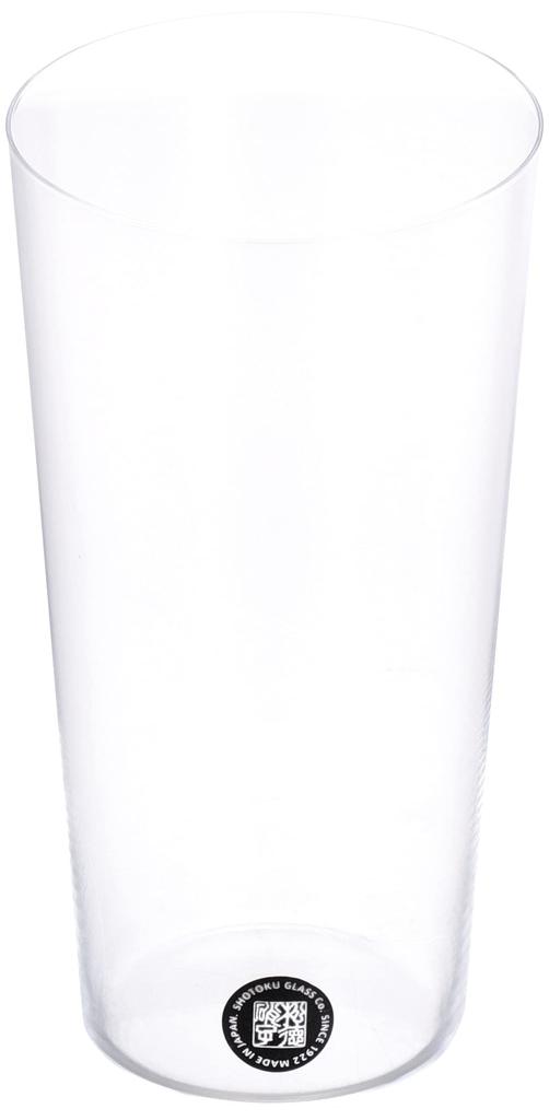 Shotoku Glass Usuhari Glass Tumbler, Large, 375ml, Made in Japan
