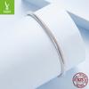 S925 Sterling Silver Simple Love Basic Bracelet, Classic Versatile Snake Bone Chain Bracelet Bracelet