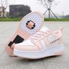 Novedad Zapatos con Ruedas - Doble Rueda, Diseño Oculto para Caminar y Deslizarse, Adecuados para Adultos y Niños