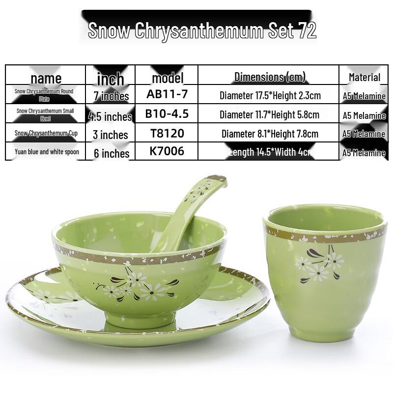 Qianxing Melamine Dinnerware Set