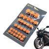 Motorcycle Decoration Caps Motorcycle Nuts Bolts Covers Motorcycle Screw Hat Covers 30pcs 5 Colors