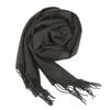 Women Elegant Windproof Shawl Winter Lengthened Thickened Imitation Cashmere Solid Color Scarf