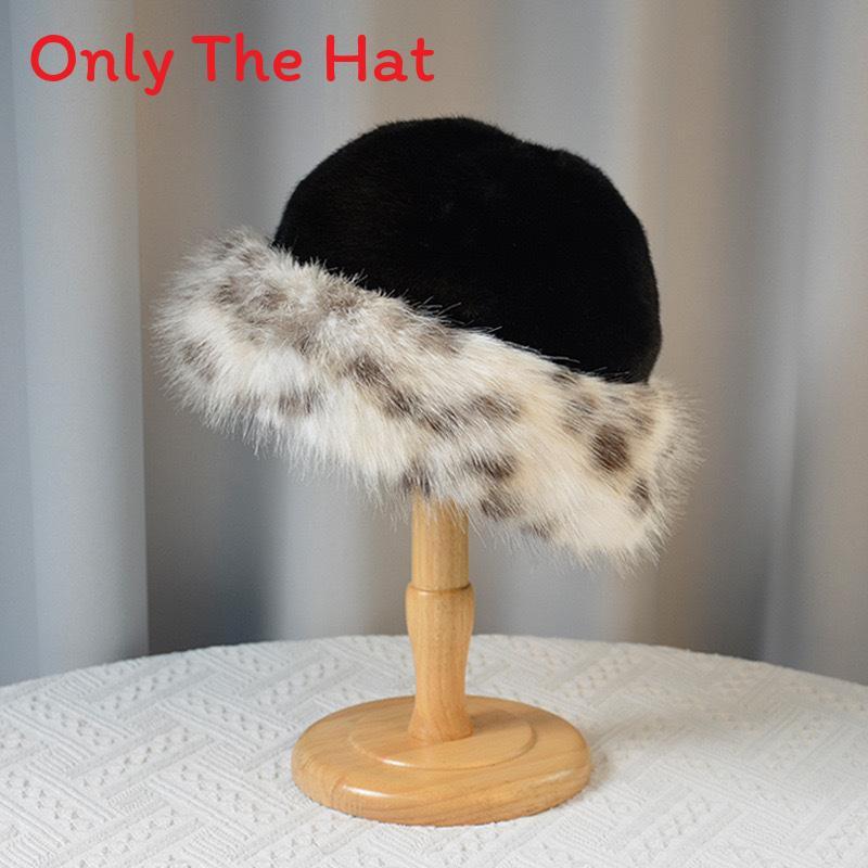 

Plush Hat For Women And Men Winter Warm Ear Protection Pure Color Casual Headgear