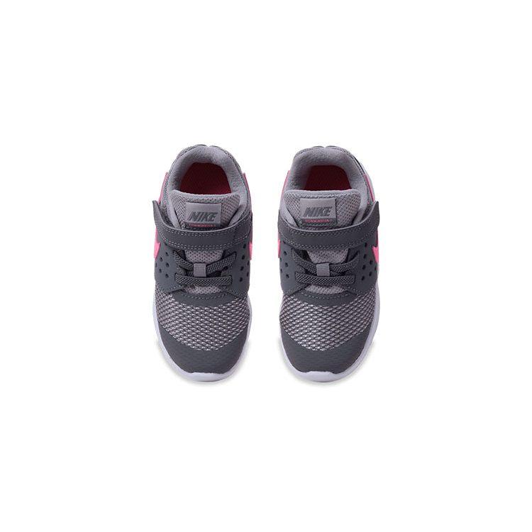 Nike Downshifter 7 Low top Running Shoes Gray Pink Infant And Toddler 869971-003