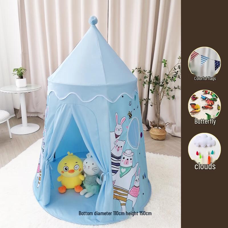 OEING Kids Indoor Bear Yurt Tent