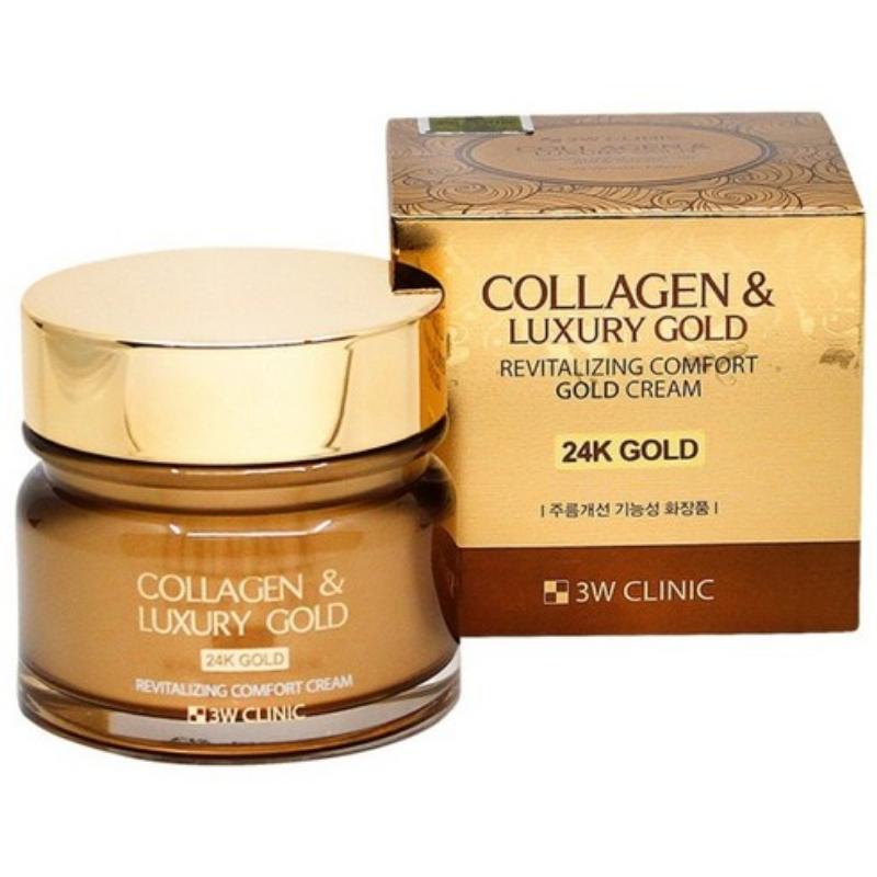

3W CLINIC Collagen Luxury Gold Cream 100ml - Крем с коллагеном Luxury Gold