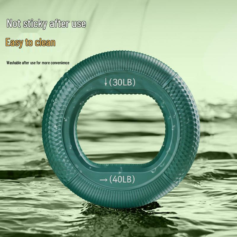 Large Silicone Grip Ring: Adjustable Strength Hand Gripper for Rehab & Fitness Training