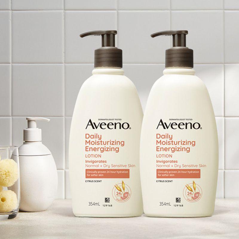 Aveeno Daily Moisturizing Energizing Lotion 354mLx2 Energizing Lotion 354mlx2