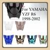 Motorcycle Wind Deflector For Yamaha YZF R6 600 1998 1999 2000 2001 2002 Screen Double Bubble Windshield Protector Windscreen