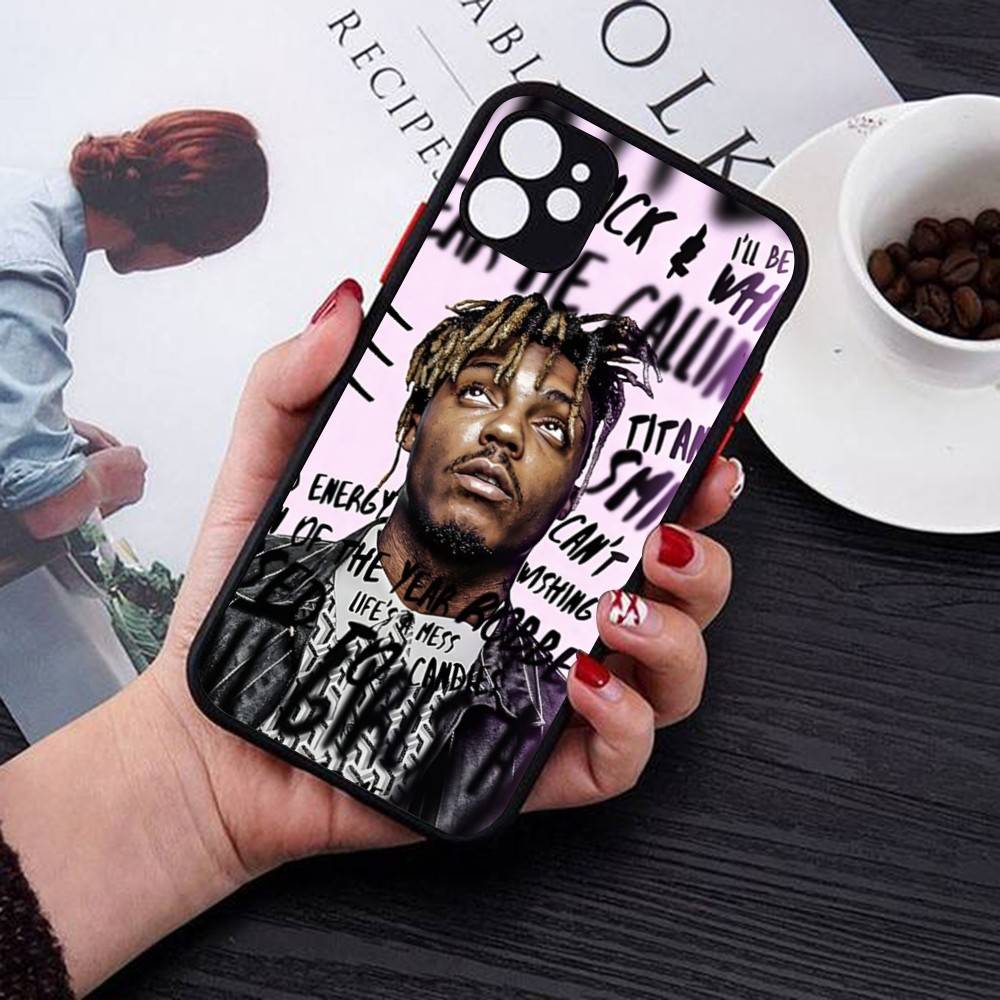 

Juice Cool Singer WRLD Phone Cases For IPhone 16 15 14 Plus 13 12 11 Pro Max Matte Oft Bumper Phone Cover iphone 12