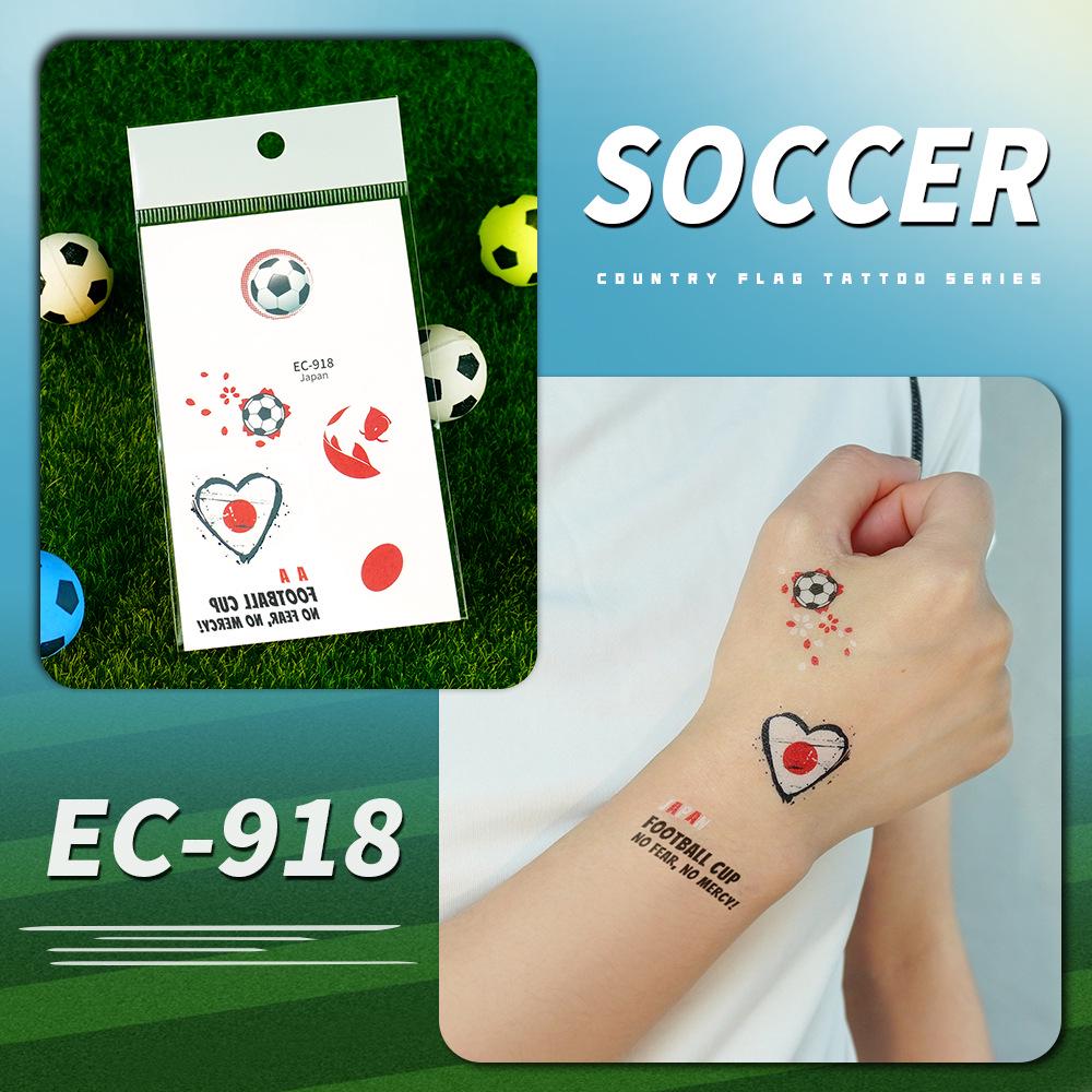 Ruikalong USA Canada Mexico Flag Waterproof World Cup Tattoo Stickers