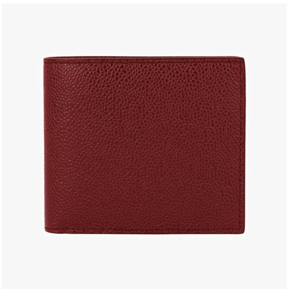 Thom Browne Pebble Grain Three Stripe Wallet Maw023a 00198 614
