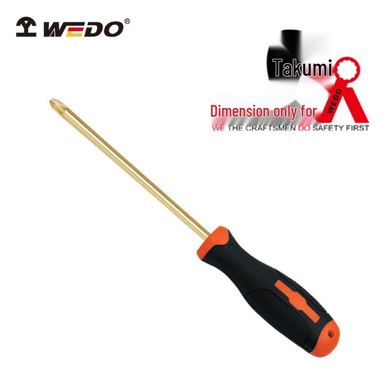 WEDO Aluminum Bronze Explosion-Proof Pozidriv Screwdriver
