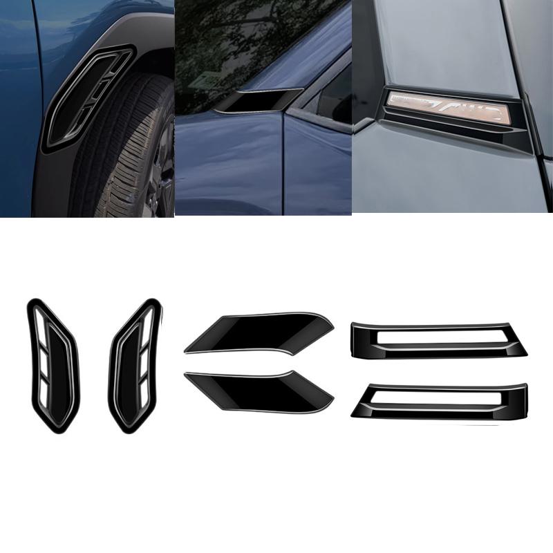 For Subaru Forester 2024 2025 2026  Front Side Foliage Leaf Fender Vent Air Outlet A C Pillar Trim Rear Window Quarter Cover