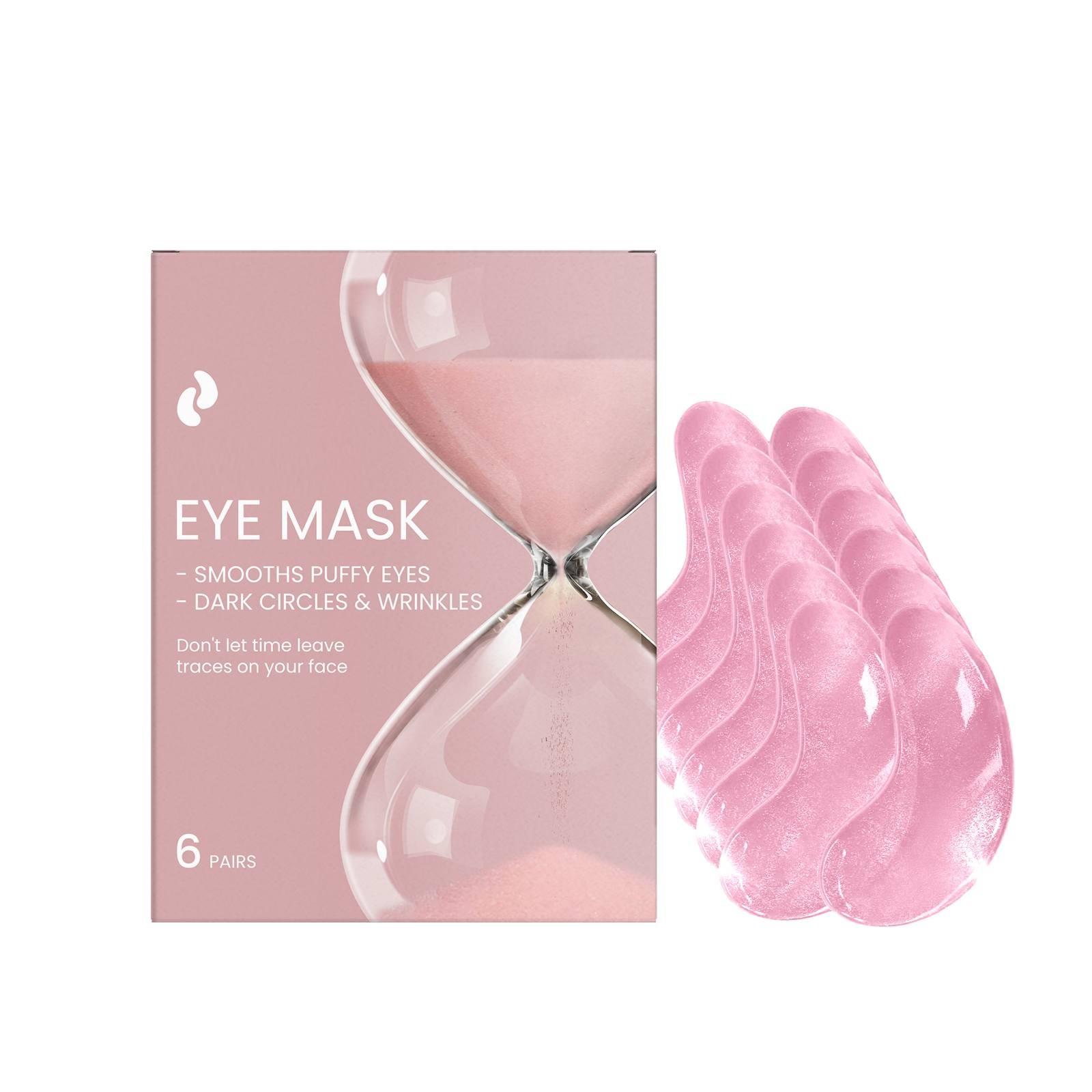 

Tender Hyaluronic Eye Mask, Refreshing And Moisturizing Eye Mask To Improve Puffy And Dark Circles(6pairs) белый