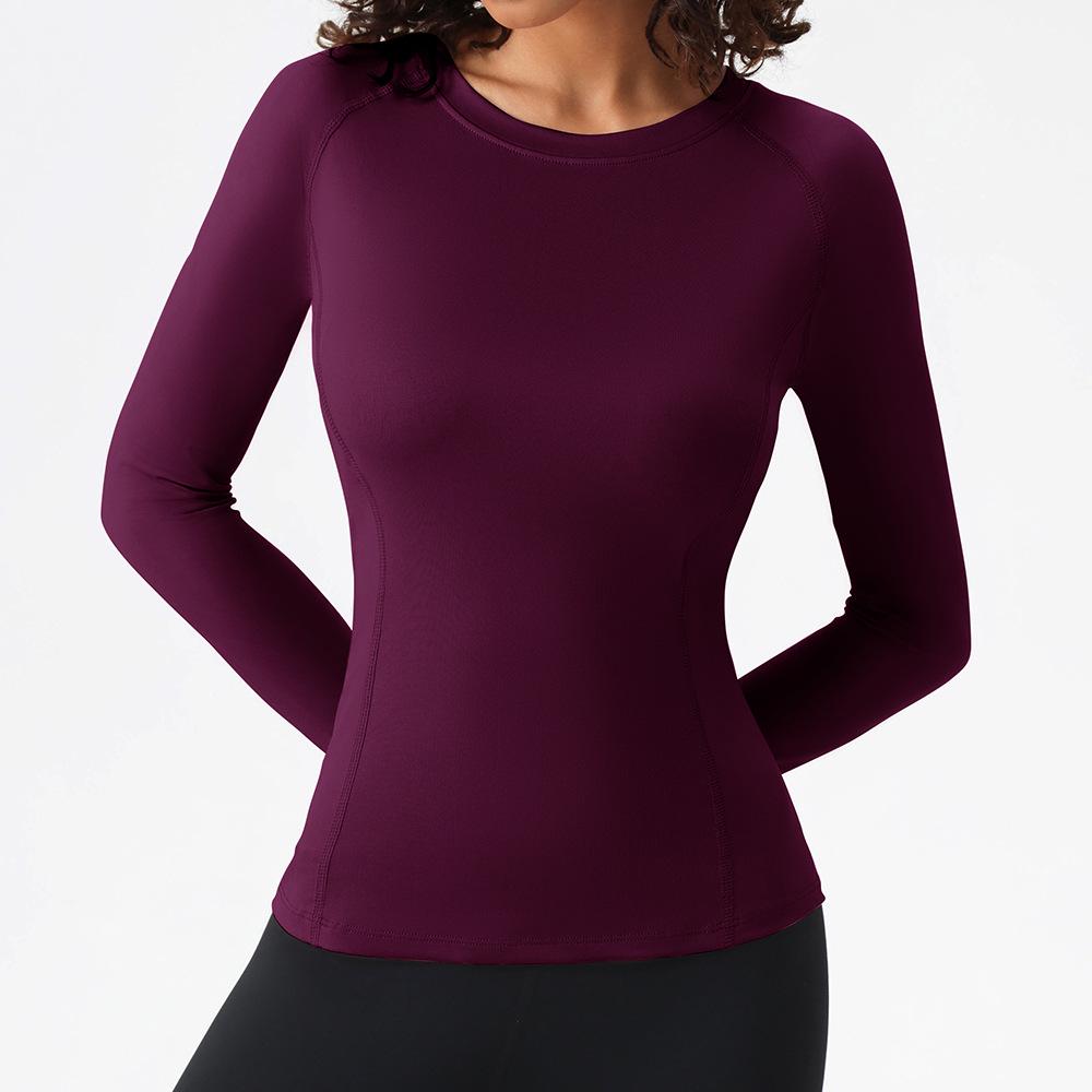 

Women s Quick-Dry Long Sleeve Tight-Fit Yoga & Running Top XXL