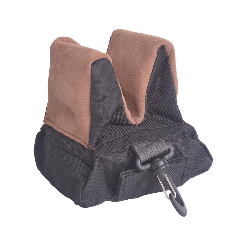 Camouflage Outdoor Cowhide Gun Rest Tactical Sandbag for Shooting and Military Enthusiasts