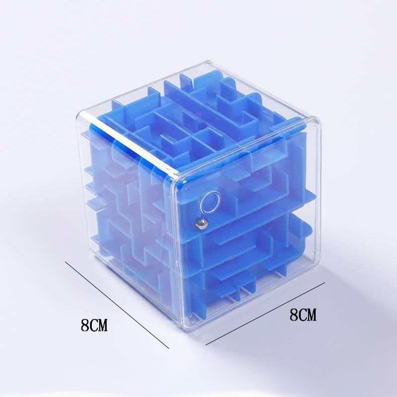 Challenging 3D Labyrinth Maze Cube Brain Teasers For Kids Iq Test Educational Toys Logical Thinking Games Best Gifts