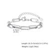 Minimalist 18K Gold Plated Bracelet Women, Slim Paperclip Twisted Link Chain, Simple Waterproof Jewelry