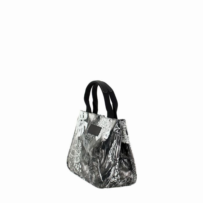 Sac à main - Christian Lacroix - Flamenco - Canvas enduit - 6 litres - Noir