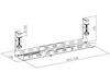 Desk Cable Holder, Adjustable Length, Clamping Screw Mount, Hdwr Solidhand-Cm02