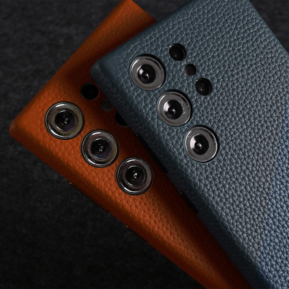 Für Magsafe Hülle Samsung Galaxy S25 Ultra S26 Premium Echtes Leder Cover Magnetische Funda S23Plus S23Ultra Hüllen Vollständige Abdeckung