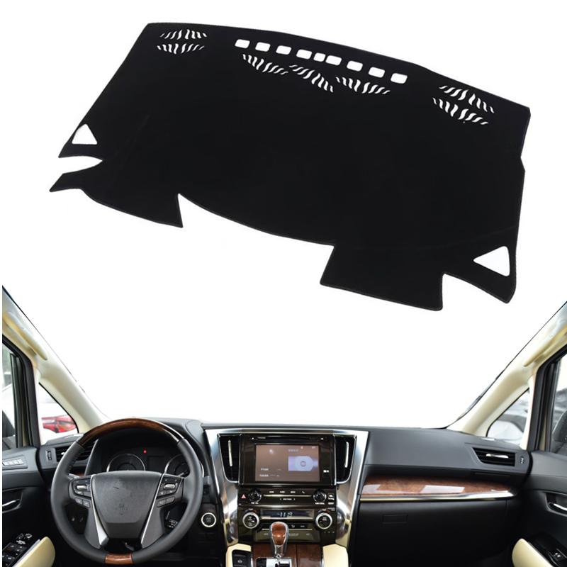 For Toyota Alphard Vellfire 30 AH30 2015- Dashmat Dashboard Cover Mat Pad SunVisor Dash Board Protect Carpet Car Accessories