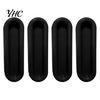 Sliding Door Handles 4Pcs Punch-free Self-adhesive Labor-saving Non-slip Plastic Handle Pushing Auxiliary Tool Pulling Removable Window Drawer Cabinet