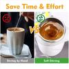 304 Stainless Steel Self Stirring Magnetic Mug Portable Electric Blender Rechargeable Coffee Milk Tea Mixer For Travel Office
