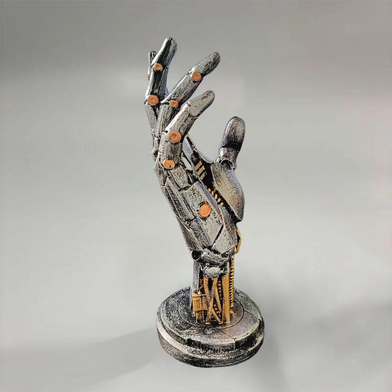 Cyberpunk Mechanical Hand Resin Game Controller Stand for XBOX & Switch.