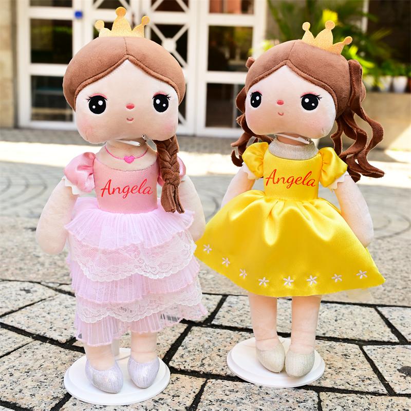 Nom Numéro Metoo Angela Conte de Fées Princesse Poupée Kawaii Jupe Peluches Jouets Cadeaux de Fête Idéal Pour Enfants Nourrisson