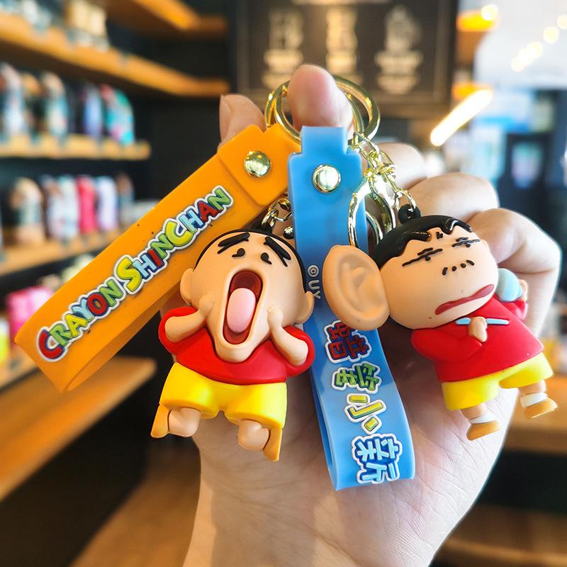 Crayon Shin-chan Keychain Cute Bag Gift Accessory Exquisite Small Ornament Quirky Crayon Shin-chan Keychain Best Gift Toys Anime
