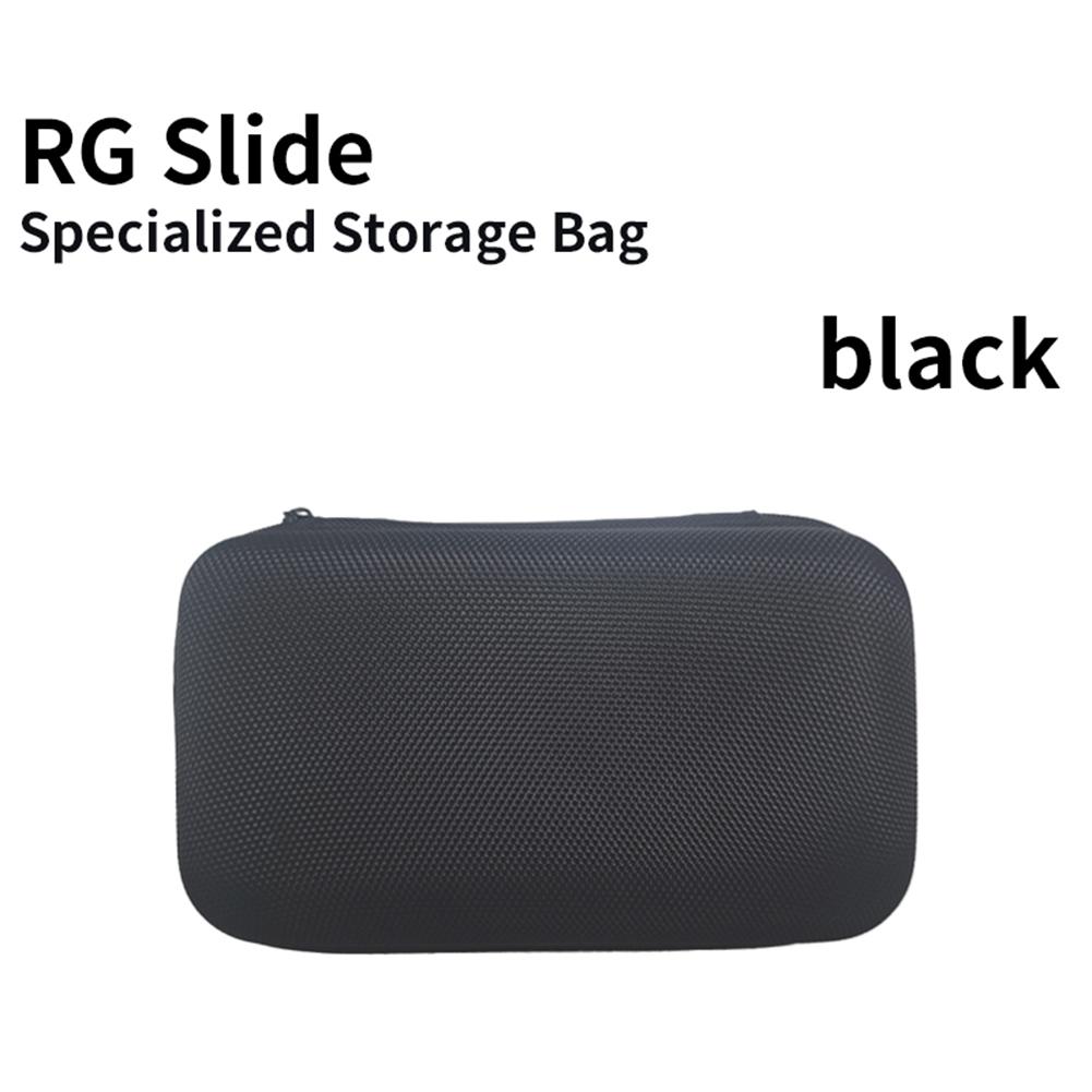 

Portable Storage Carry Case PU Leather Shell Organizer Bag Anti-Scratch Protective Handbag For Anbernic RG Slide Gaming Console чорний