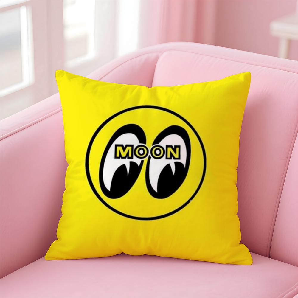 Cute Cartoon M-MooneyesS Cushion Cover Comfortable Reversible Pillow Cover Ideal for Car Sofa Bedroom & Beyond
