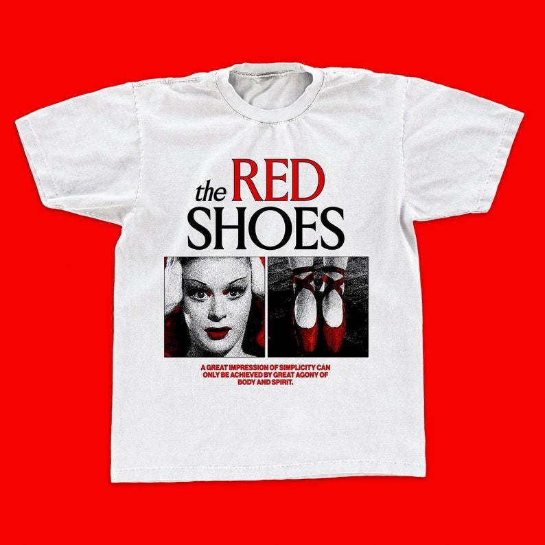 

The Red Shoes movie graphic t-shirt, classic film teeshirt, Ballet UNISEX SHIRT XL