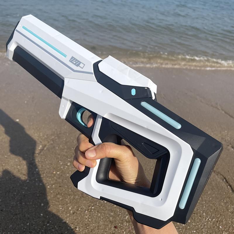 Automatisch Water Hoge Druk Elektrisch Waterpistool Speelgoed Voor Kinderen Zomer Buiten Zwembad Vechtspellen Kinderen Waterspeelgoed Cadeau