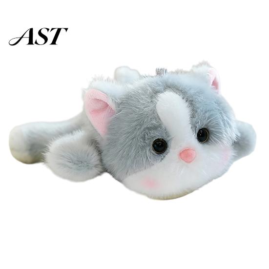 Cute Refrigerator Magnet Plush Animal Magnets, Soft Stuffed Fridge Magnet, Adorable Duck Funny Lying Cat Dolphin Raccoon Decor, Magnetic Toy for Metal