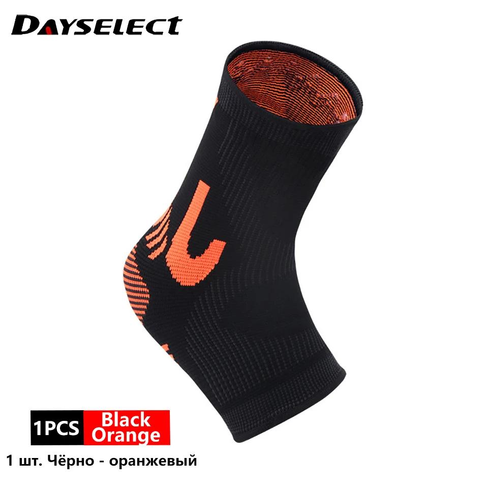 1Pcs Sports Knitted Fixed Ankle Support Anti-Sprain Compression Elastic Ankle Brace Basketball Football Mountaineering Fitness