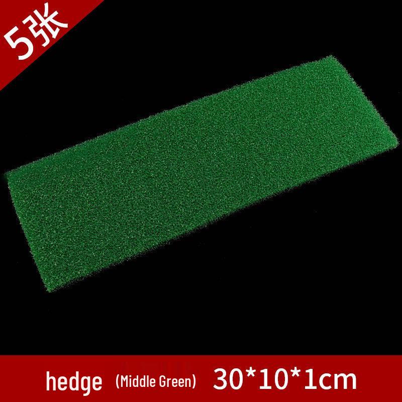 DIY Green Hedge Sandbox Shrub Model Materials for Outdoor Landscape and Simulation