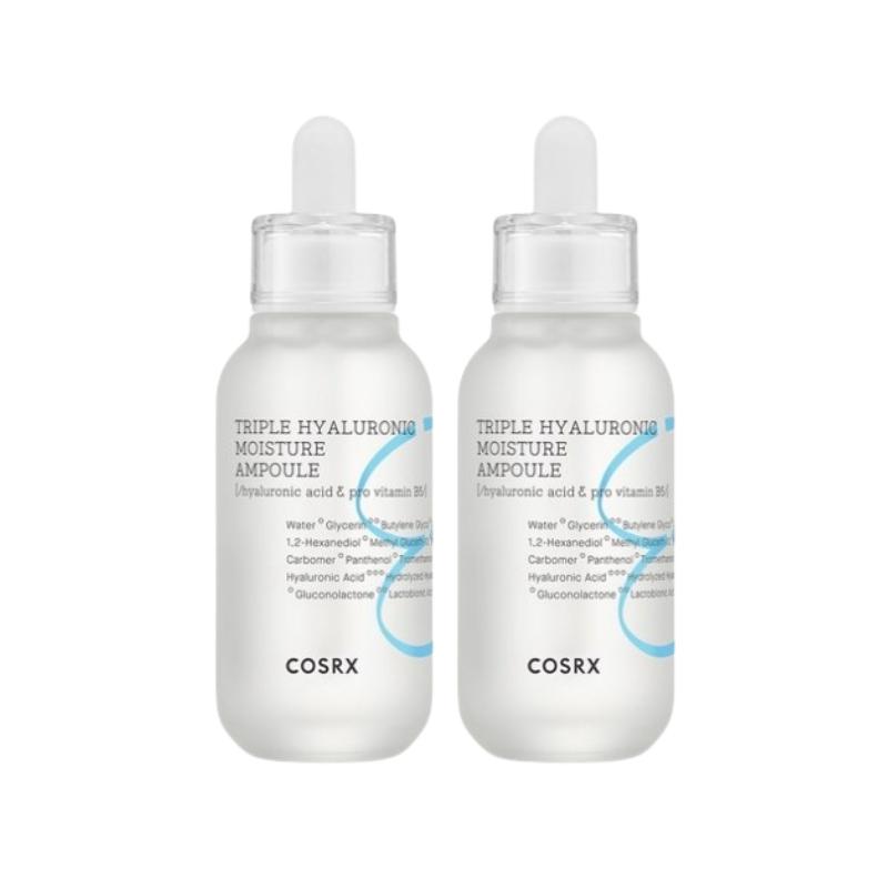 COSRX Hydrium Triple Hyaluronic Moisture Ampoule 40ml-Deep Hydration, Vitamin B5, Skin Barrier Care Serum